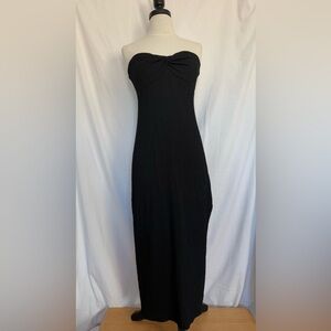 Black Strapless Dress